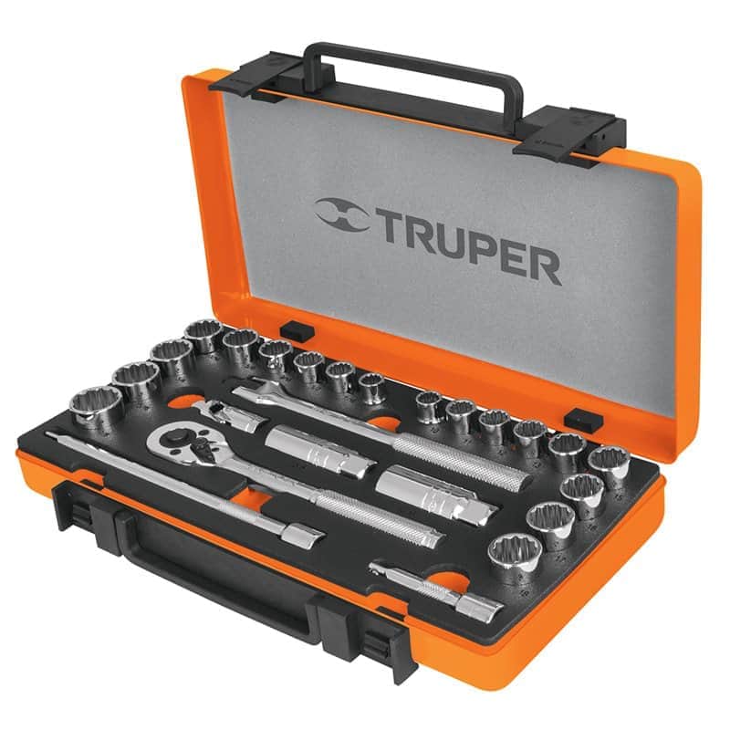 סט בוקסות ''3/8 מעורב TRUPER
