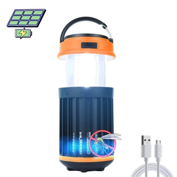 קוטל יתושים נטען לקמפינג עם תאורת LED Discovery