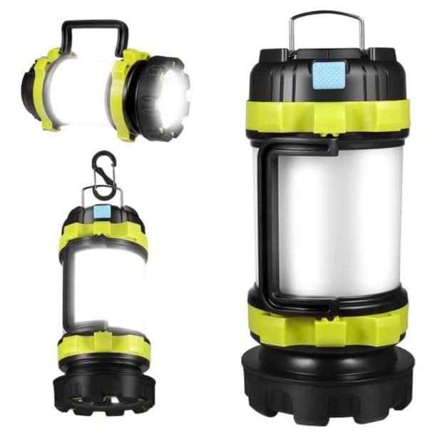 פנס קמפינג LED נייד וסוללת גיבוי Discovery