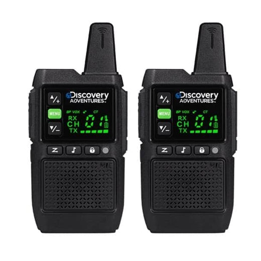 זוג מכשירי ווקי טוקי עם מסך תצוגה רחב 5 קמ Discovery DS820