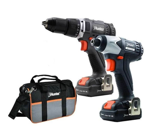 12V סט אימפקט + מברגה 100313-004 Hunter 100313-004
