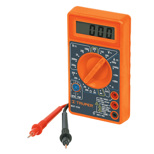 רב מודד כולל מד טרנזיסטורים TRUPER TRUPER 10400