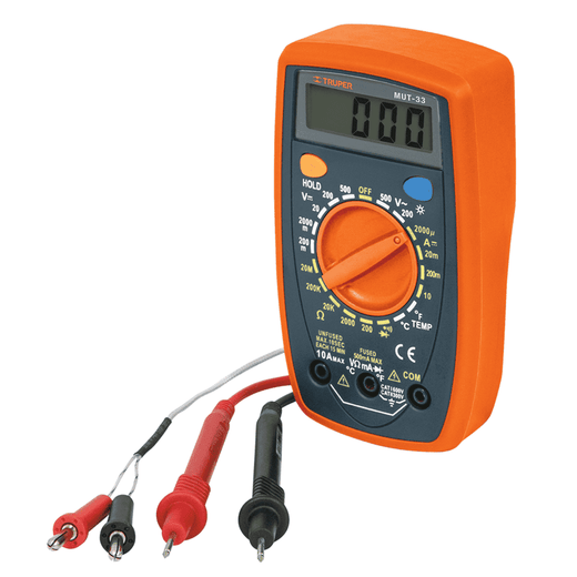 רב מודד כולל מד טמפרטורה TRUPER TRUPER 10401