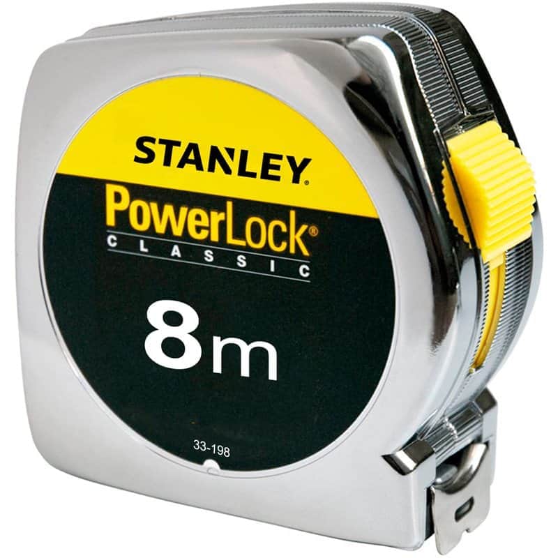 מטר 8 מ' POWERLOCK STANLEY STANLEY FATMAX