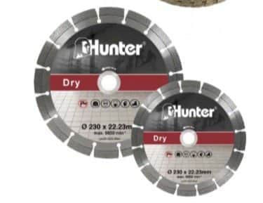 דיסק יהלום 9 חריץ יבש האנטר Hunter