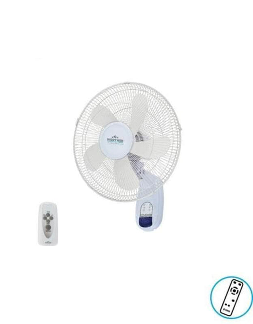 מאוורר 55W קיר כולל שלט לבן NORTHER NORTHER NT-WFAN16-55W-WH-RC