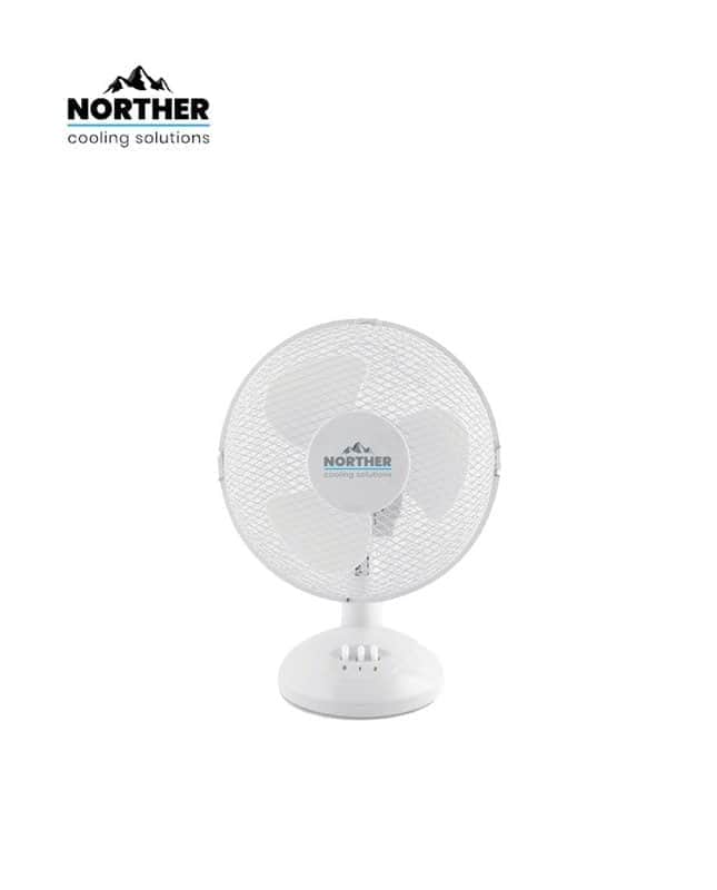 מאוורר 30W שולחן 9 לבן 3 להבים NORTHER