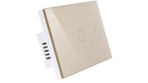 מפסק תאורה זהב מתג 1 TOUCH WIFI WF3-SWTC-1G-GD