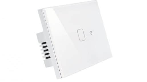 מפסק תאורה לבן מתג 1 TOUCH WIFI WF3-SWTC-1G-WH