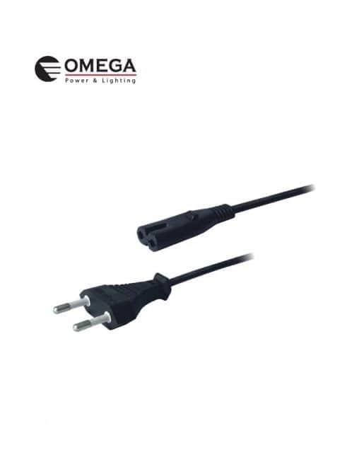 כבל חשמלי דו פיני OMEGA