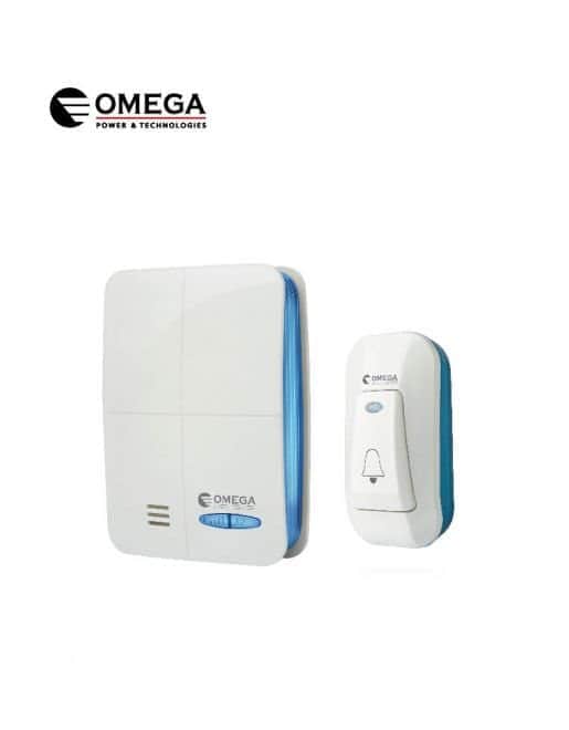 פעמון דלת אלחוטי דיגיטלי כחול OMEGA DB180-B1-BL