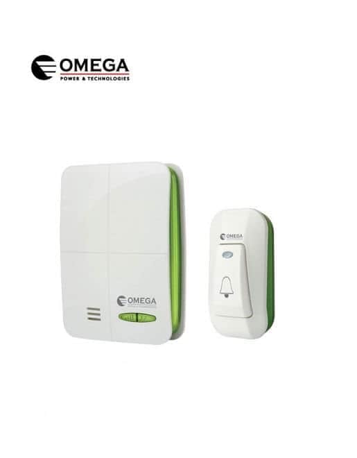 פעמון דלת אלחוטי דיגיטלי ירוק OMEGA DB180-B1-GR