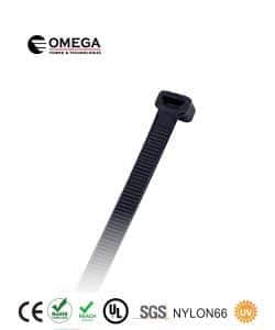 חבק (אזיקון) Nylon66 שחור 4.7X250 מקצועי OMEGA OMEGA AZ-47-250-BK