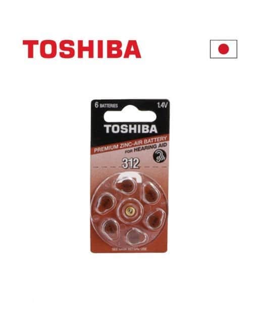 סוללות למכשירי שמיעה TOSHIBA 312