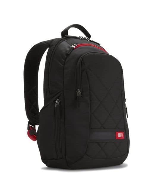 תיק גב שחור מקצועי ונוח למחשב נייד 14 מבית case logic DLBP-114K
