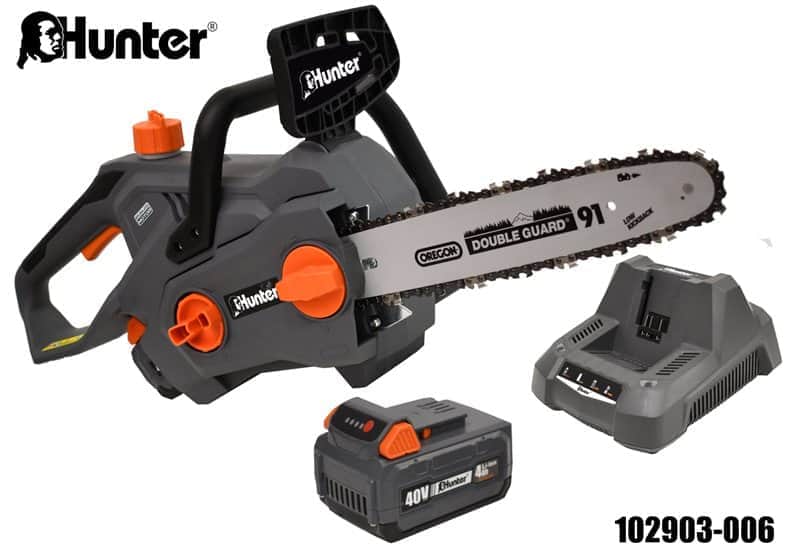 Hunter 102903-006 40V 12'' משור שרשרת נטען