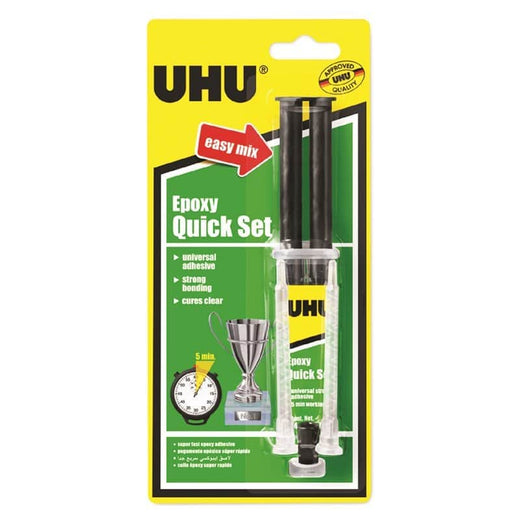 UHU דבק אפוקסי במזרק 14 מ"ל UHU 4026700375459