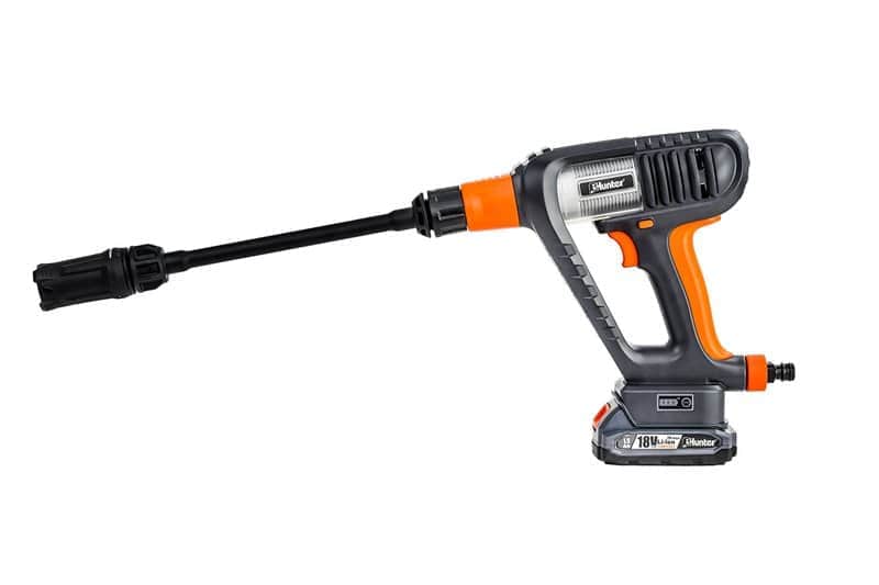 אקדח שטיפה בלחץ נטען 18V - סוללה 1.5Ah מטען 3A Hunter - מבט נוסף 2