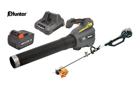 סט מפוח וחרמש סוללה + מטען Hunter 40V Hunter MTB30