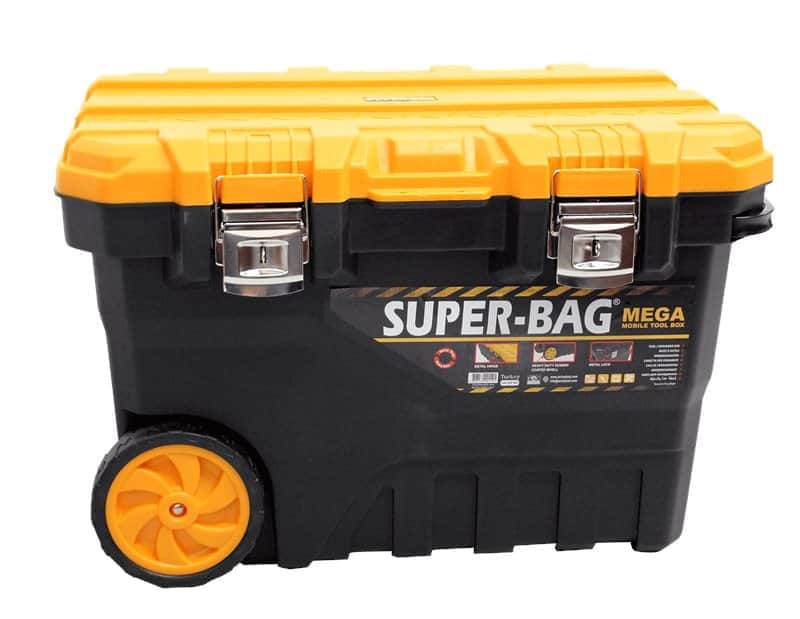 ארגז כלים פלסטיק ענק נייד SUPER-BAG