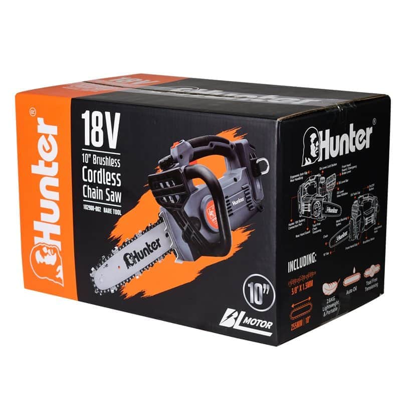 מסור שרשרת 18V סוללה 5Ah ומטען 102908-005 HUNTER - מבט נוסף 6