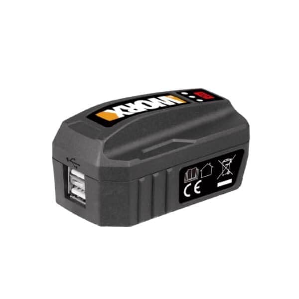 מתאם לסוללה לטעינת פלאפונים WORX WA4009 כתום