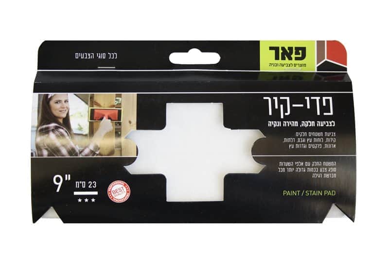 פד בינוני לצביעה פדי קיר 9";