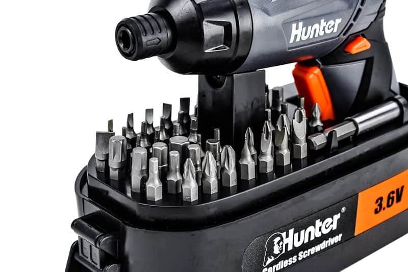 100311-016 Hunter 3.6V מברגה קומפקטית עם 52 ביטים - מבט נוסף 10