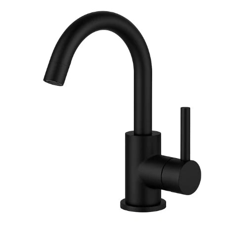 ברז פרח קצר שחור מסדרת Ella מבית Waterfall waterfall 4401-002
