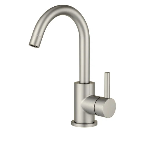 ברז פרח קצר ניקל מוברש מסדרת Ella מבית Waterfall waterfall 4401-001