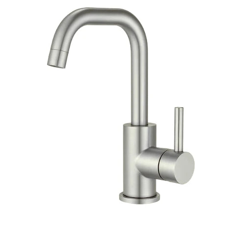 ברז פרח קצר ניקל מוברש מסדרת Toma מבית Waterfall waterfall 4402-001