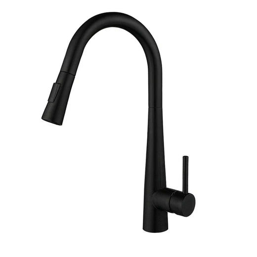 ברז מטבח נשלף שחור  מסדרת Hilo מבית Waterfall waterfall 5504-002