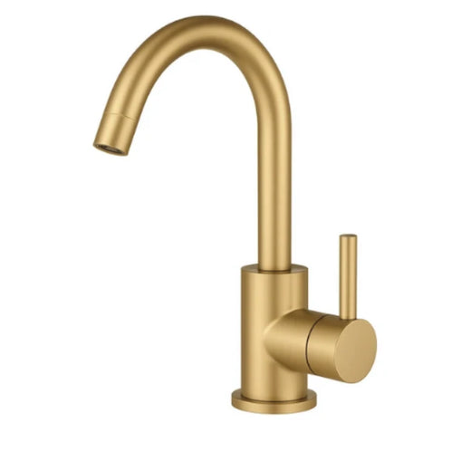 ברז פרח קצר זהב מוברש מסדרת Ella מבית Waterfall waterfall 4401-003