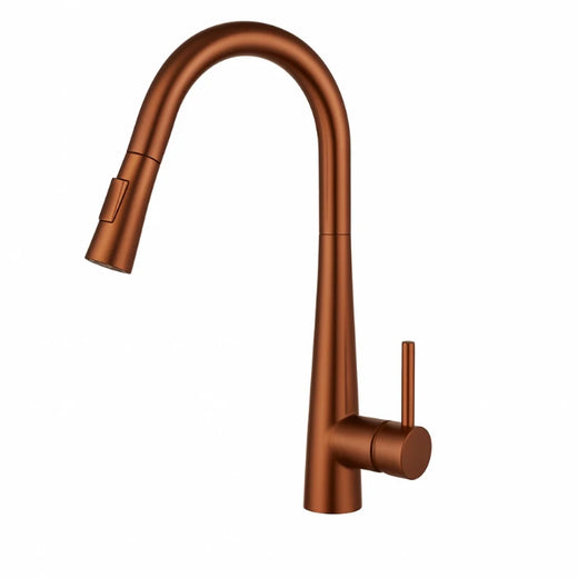 ברז מטבח נשלף רוז גולד מסדרת Hilo מבית Waterfall waterfall 5504-005