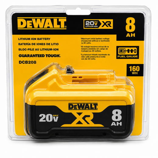 סוללה DEWALT 8AH 20V DeWalt DCB208