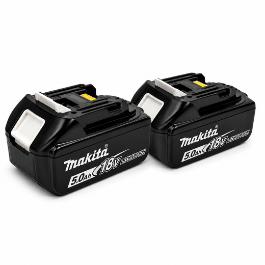 שתי סוללות MAKITA 5AH 18V makita BL1850 X2