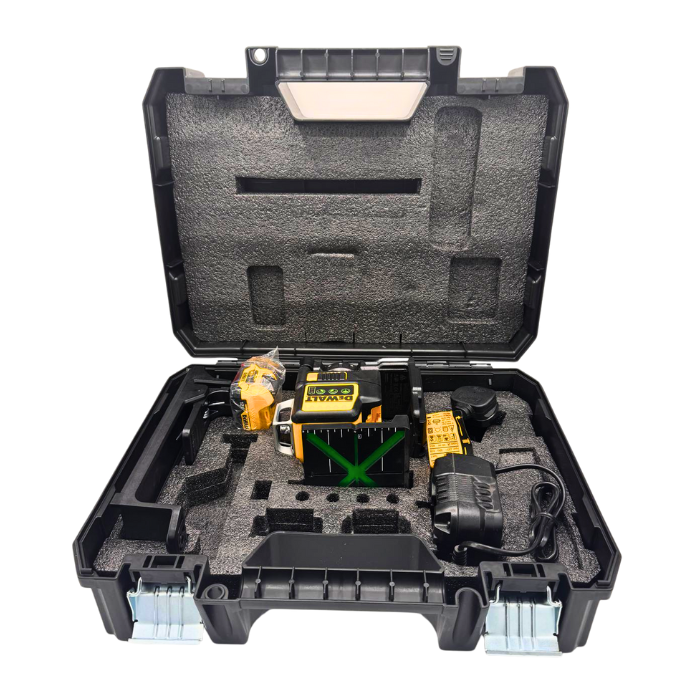 פלס לייזר 12V סוללה 2AH ומטען DEWALT DCE089D1G-KR - מבט נוסף 9