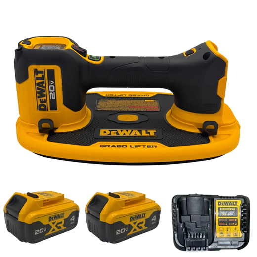 ידית ואקום 20V שתי סוללות 4AH ומטען DCE592 DeWalt DCE592-2-4
