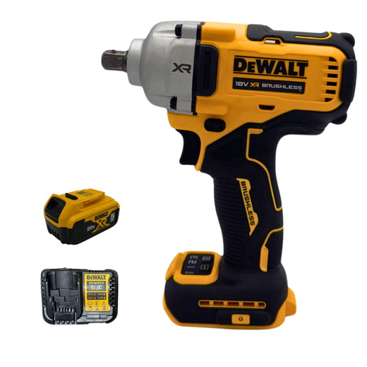 מפתח רטיטה 20V סוללה 5AH ומטען DCF892 DeWalt DCF892-1-5