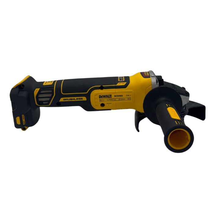 משחזת זווית 20V שתי סוללות 5AH ומטען DEWALT DCG405 - מבט נוסף 5