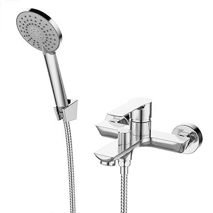 ברז אמבט עם מזלף וצינור AQUILA 640400 GARCETA