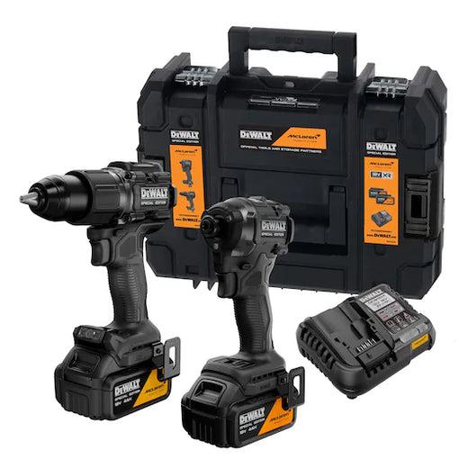 סט מברגות 18V שתי סוללות 5AH ומטען T2MP2222DCK DeWalt DCK2222MP2T