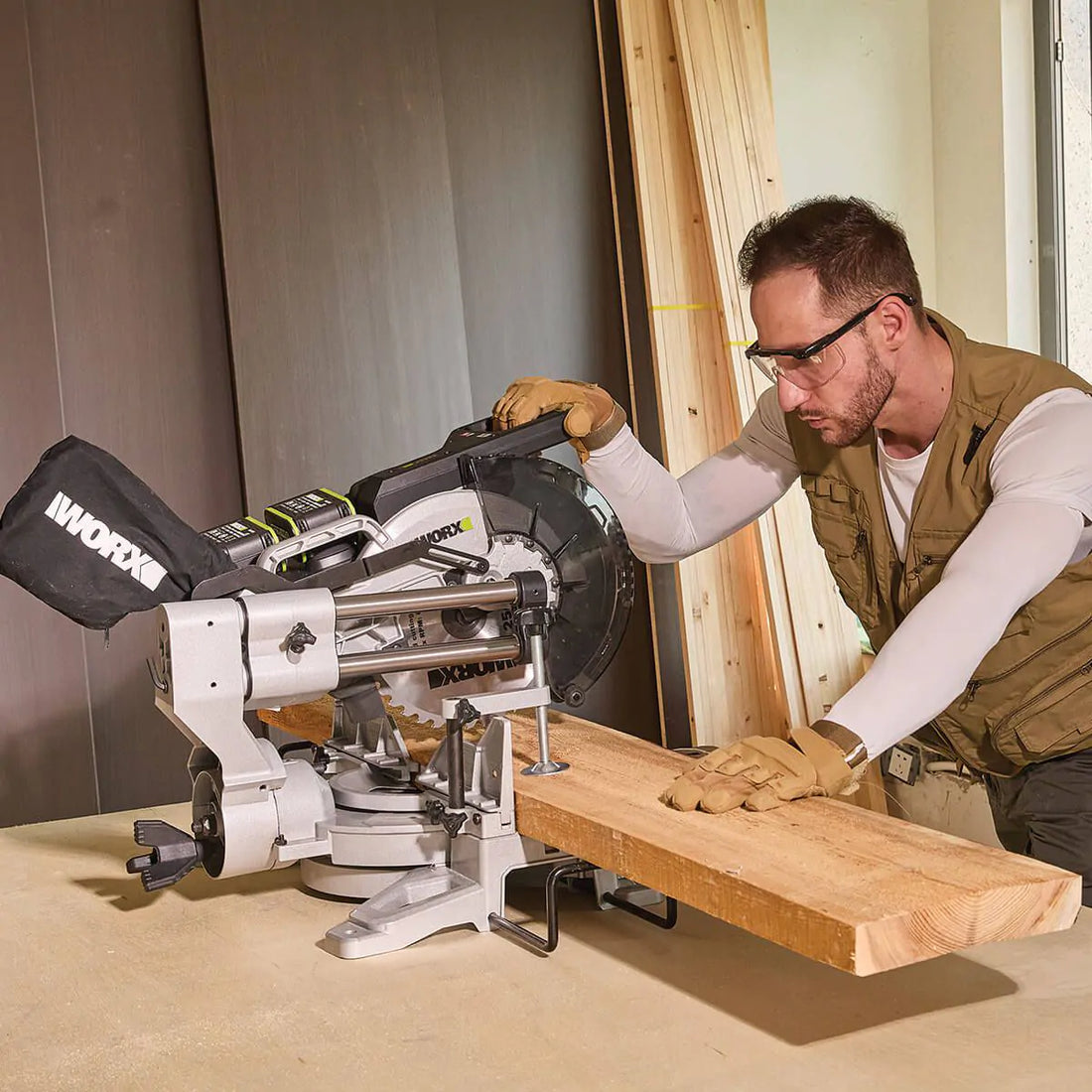 מסור גרונג פנדל 10" 40V (גוף בלבד) WORX WU486.9 - מבט נוסף 5