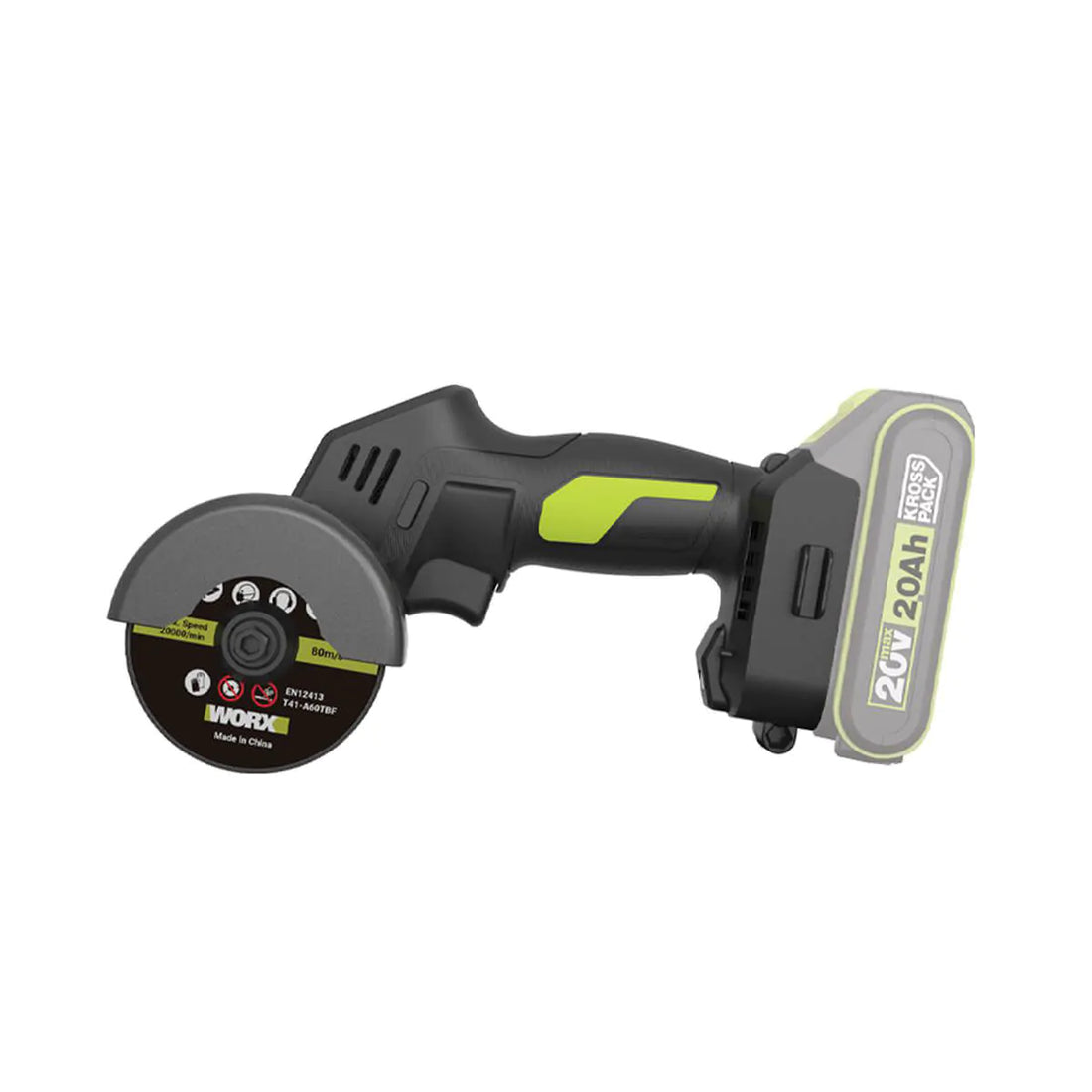 מיני משחזת 20V שתי סוללות 2AH ומטען WORX WU802.9 - מבט נוסף 9