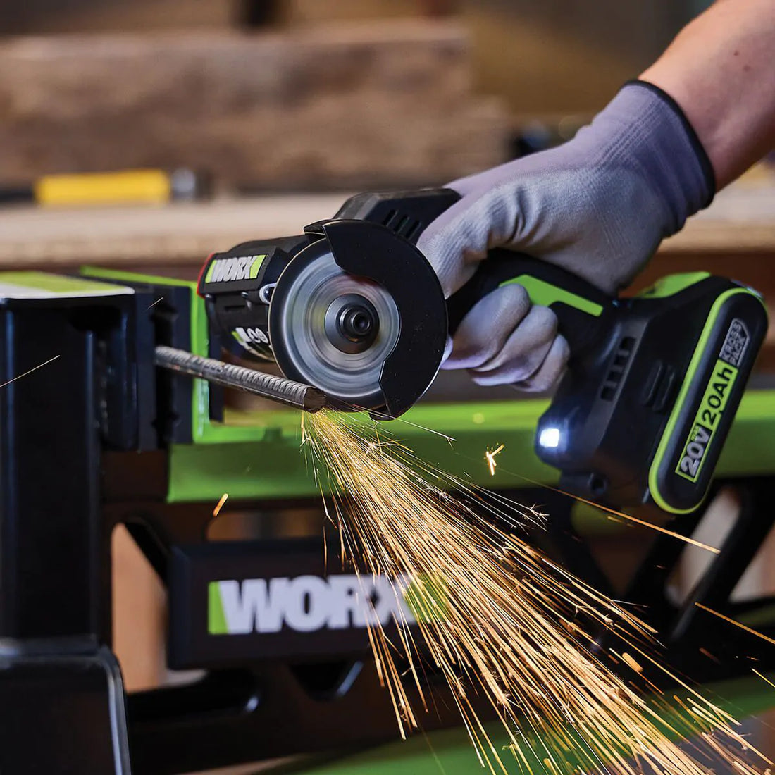 מיני משחזת 20V סוללה 2AH ומטען WORX WU802.9 - מבט נוסף 4