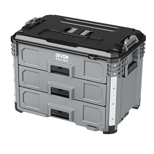 יחידת אחסון 3 מגירות IP65 STACK PACK DEVON DV105