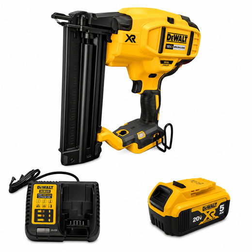 אקדח מסמרים 20V סוללה5HA ומטען DCN680 DeWalt DCN680-1-5