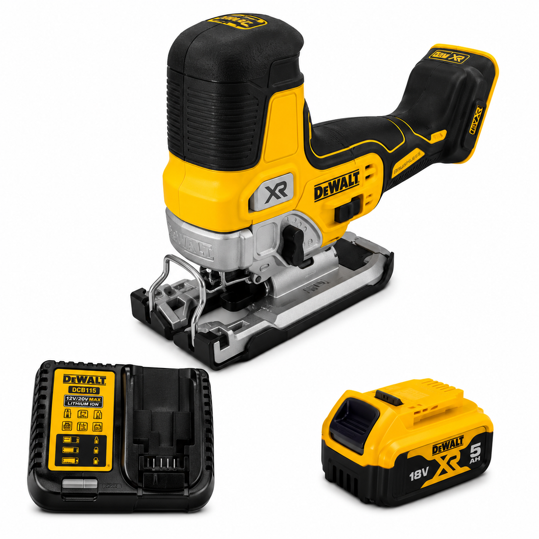גיגסו 20V סוללה 5AH ומטען DeWALT DCS335