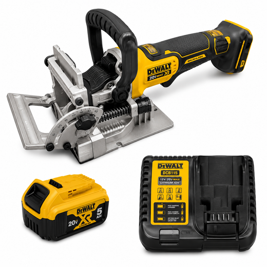 מחבר ביסקוויטים 20V סללה 5AH ומטען DCW682B DeWalt DCW682B-1-5