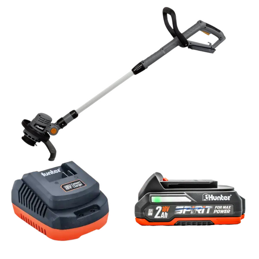 חרמש נטען 18V סוללה 2Ah ומטען 102900-001 Hunter 102900-001-1-2